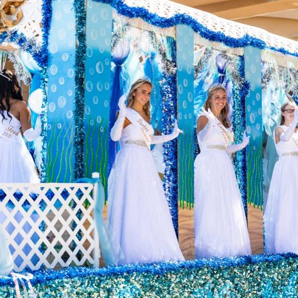 Royal Court Princesses during Neptune Festival Grand Parade