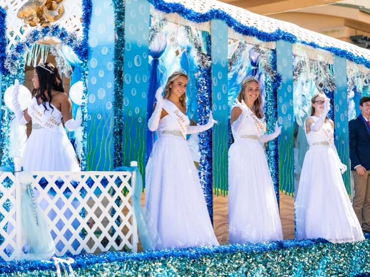 Royal Court Princesses during Neptune Festival Grand Parade