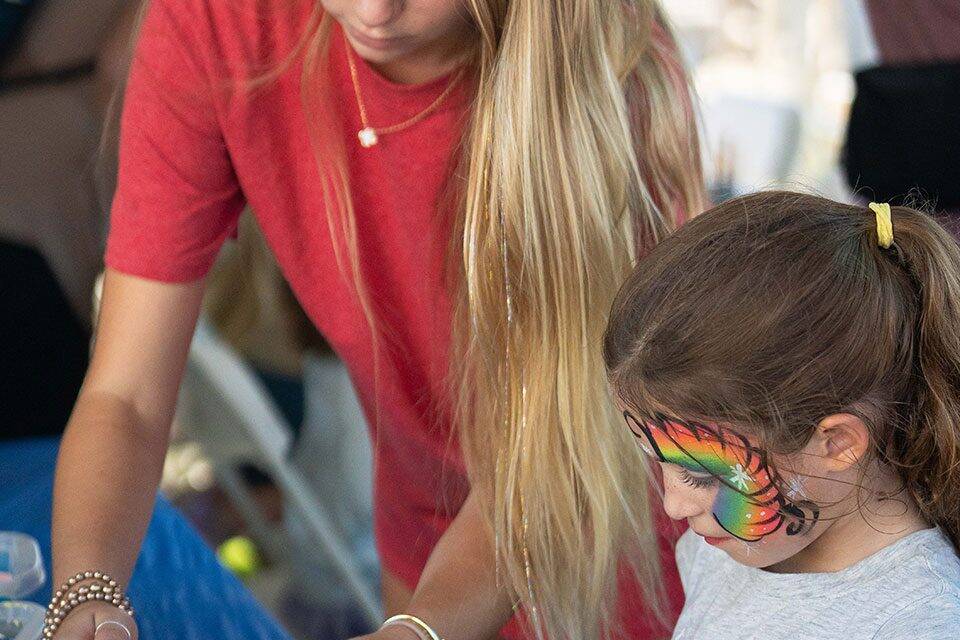 Neptune 2024 Boardwalk Weekend Face Painting