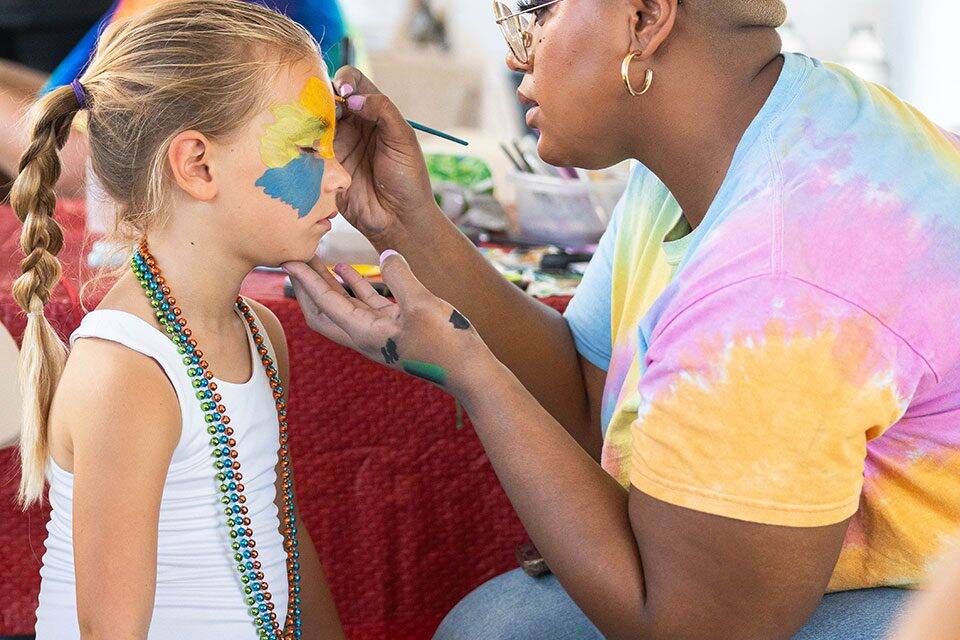 Neptune 2024 Boardwalk Weekend Face Painting