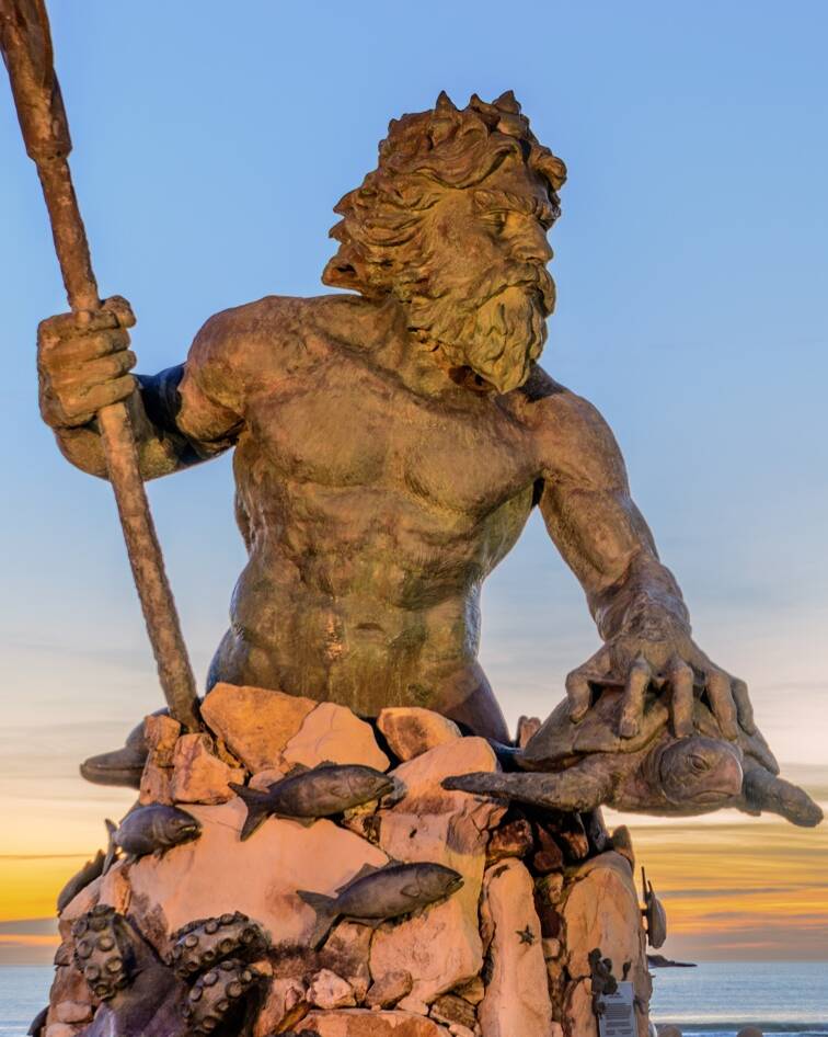 Neptune Statue Virginia Beach Neptune Festival