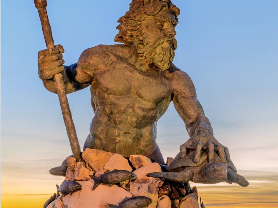 Neptune Statue 
