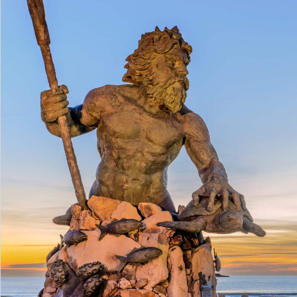 Neptune Statue 