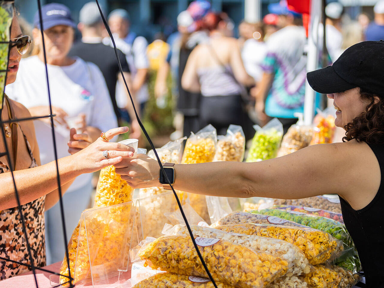 Food vendors at Neptune Festival Boardwalk Weekend