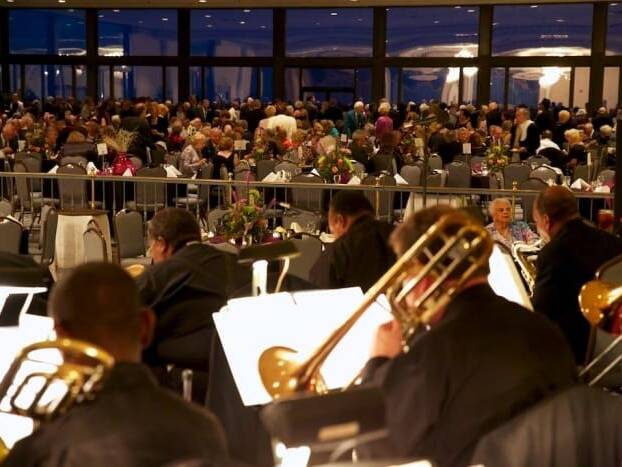 Band performing at Seniors Gala