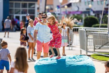 Children playing at Poseidon's Playground