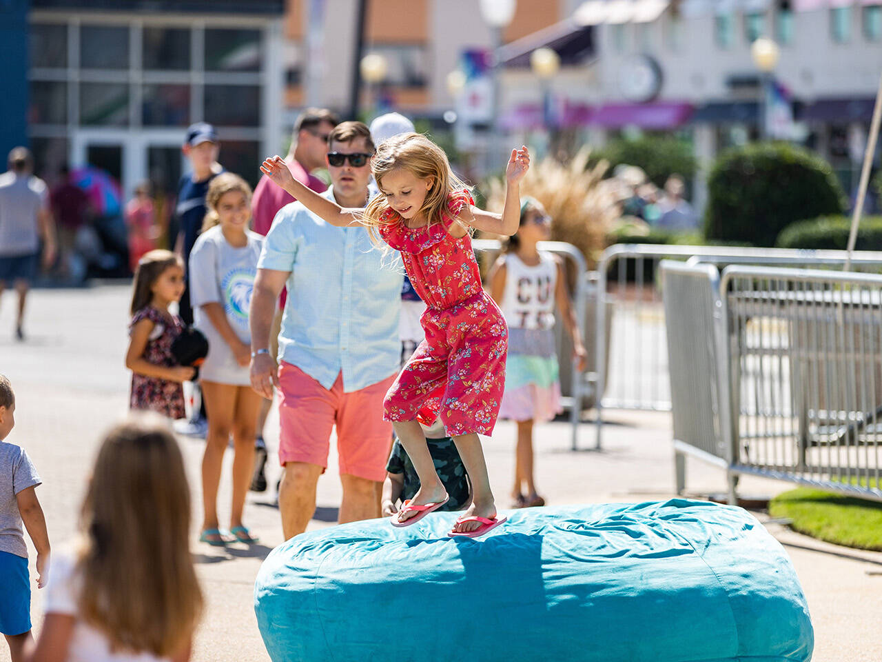 Children playing at Poseidon's Playground