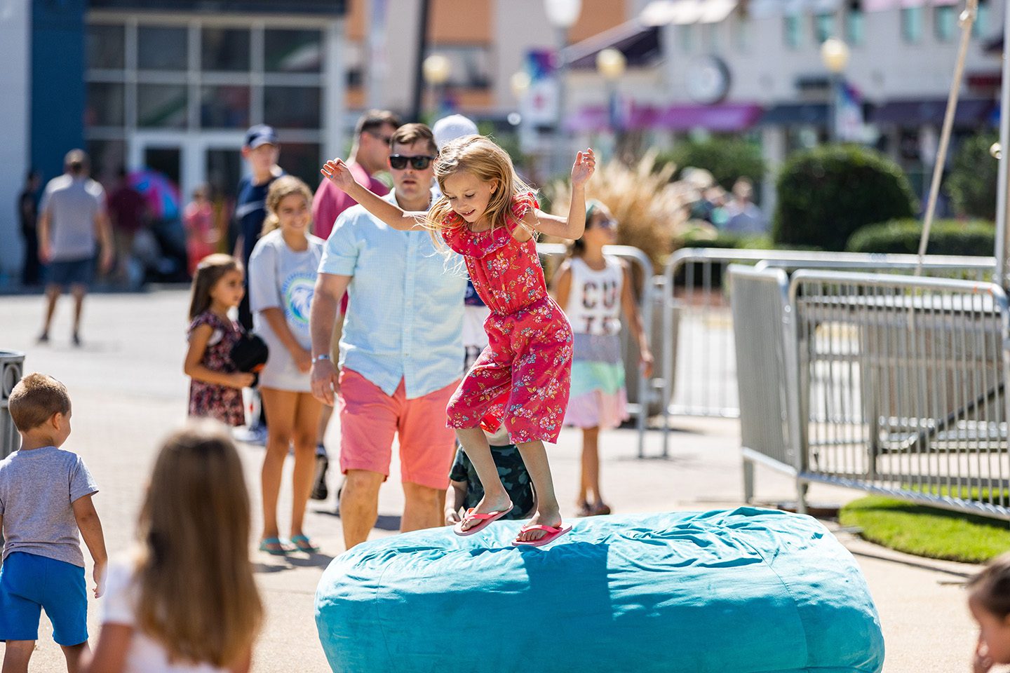 Children playing at Poseidon's Playground