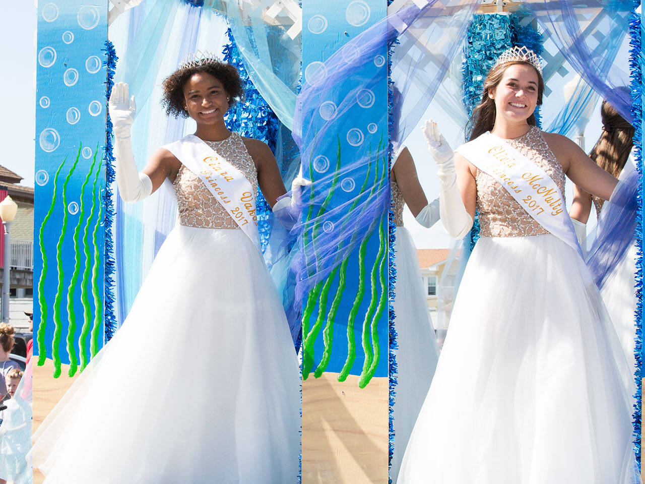 Neptune Festival Royal Court Princesses during Parade