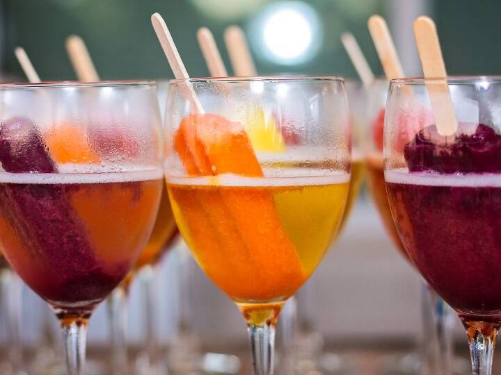 Colorful Drinks at End of Summer Bay Bash