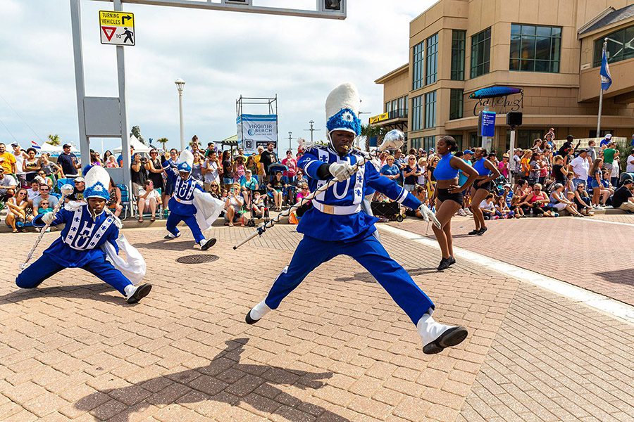 Band performer during Neptune Festival Grand Parade