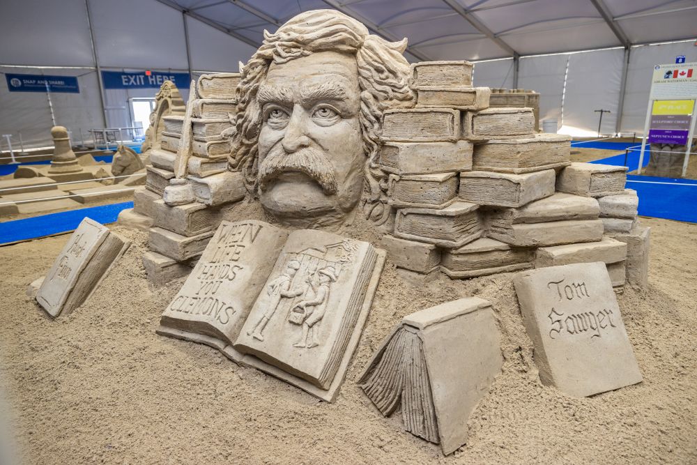 Sand Sculpture When Life Hands You Clemons