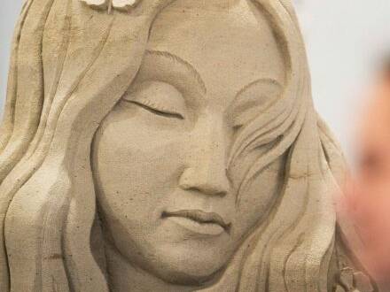 Sandcastle Female Face Detail